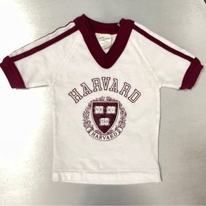 Harvard University toddler v neck t shirt  12 months